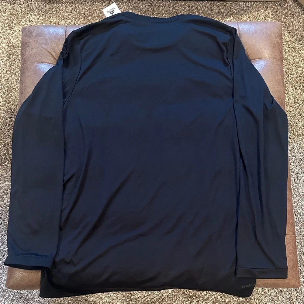 Adidas Wofford Black 'Conquer Prevail' Long Sleeve Tee